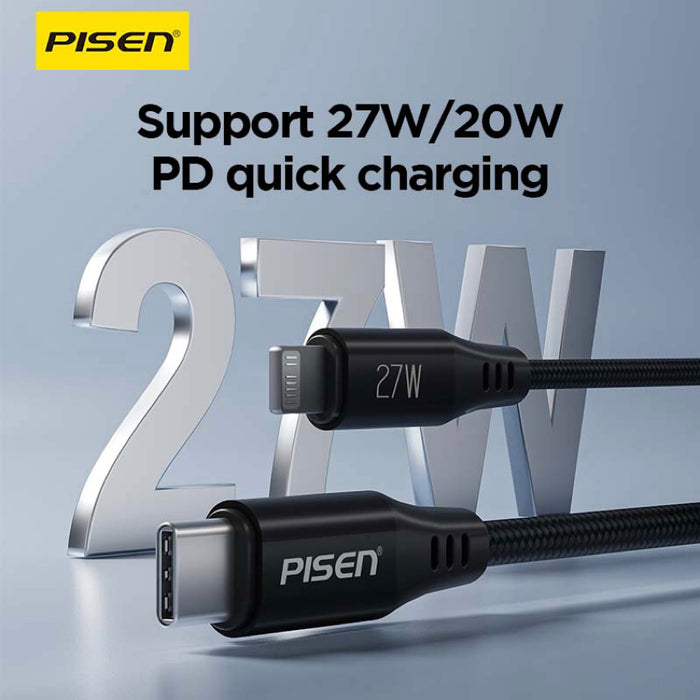 สายชาร์จ 1 เมตร Magipi Magloop C2L 27 วัตต์ - Black