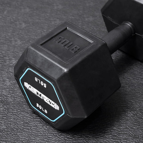 15 LB Rubber-Grip Hex Dumbbell [pc] (RHDR-015LB)