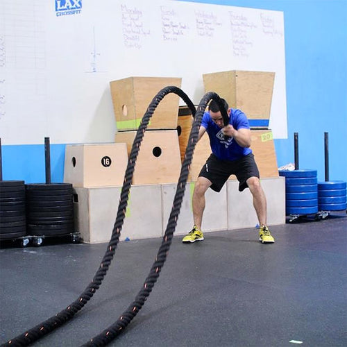 1.5" x 30' Elite Black Battle Rope