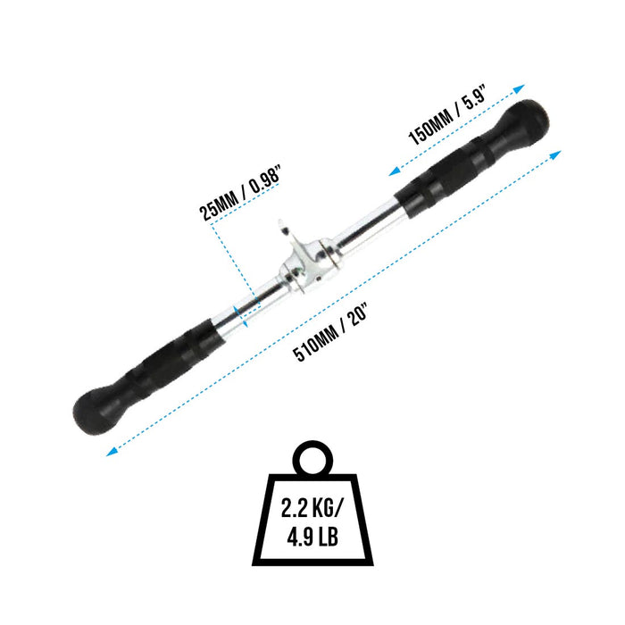 2000 20" Straight Bar Rotating Handle