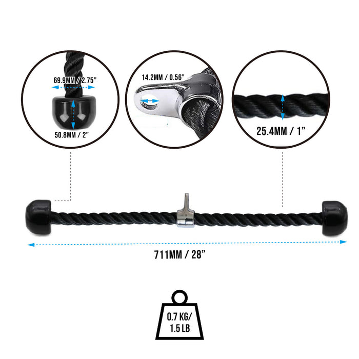 28" Triceps Rope