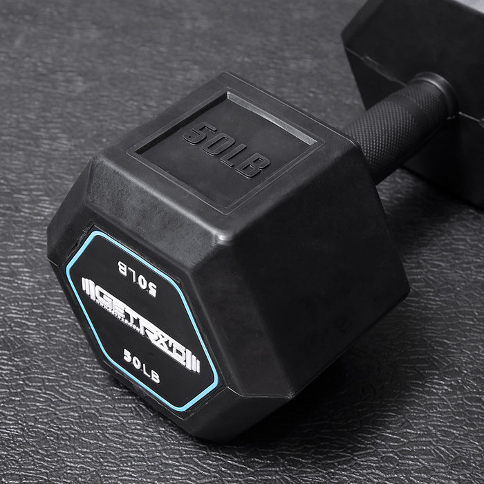 35 LB Rubber-Grip Hex Dumbbell [pc] (RHDR-035LB)