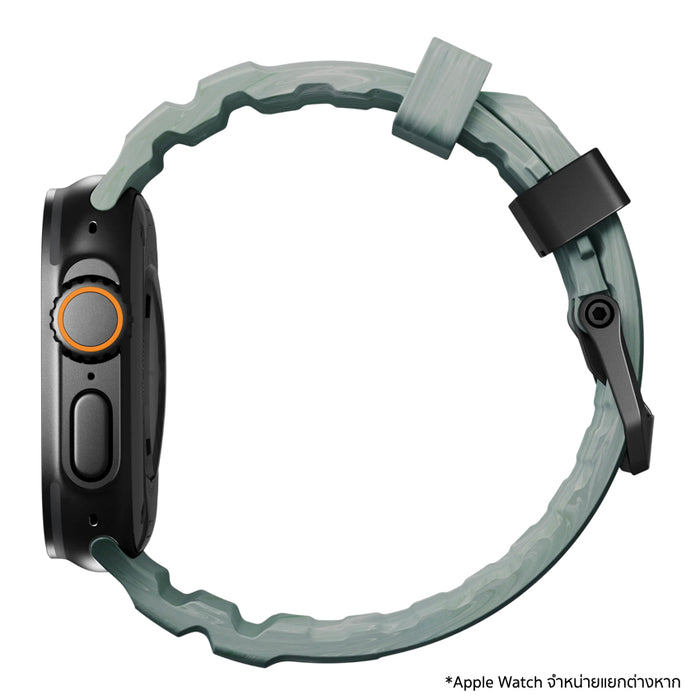 NOMAD Rocky Point Silicone Band 46mm/49mm Sierra Stone Black Hardware