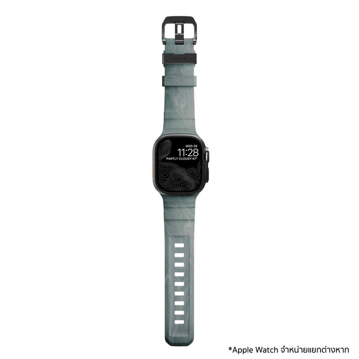 NOMAD Rocky Point Band Sierra Stone Black Hardware for Apple Watch Ultra and Series 10