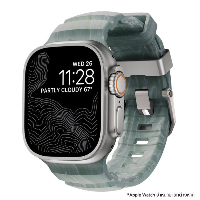 NOMAD Rocky Point Band 46mm/49mm Sierra Stone with Natural Hardware