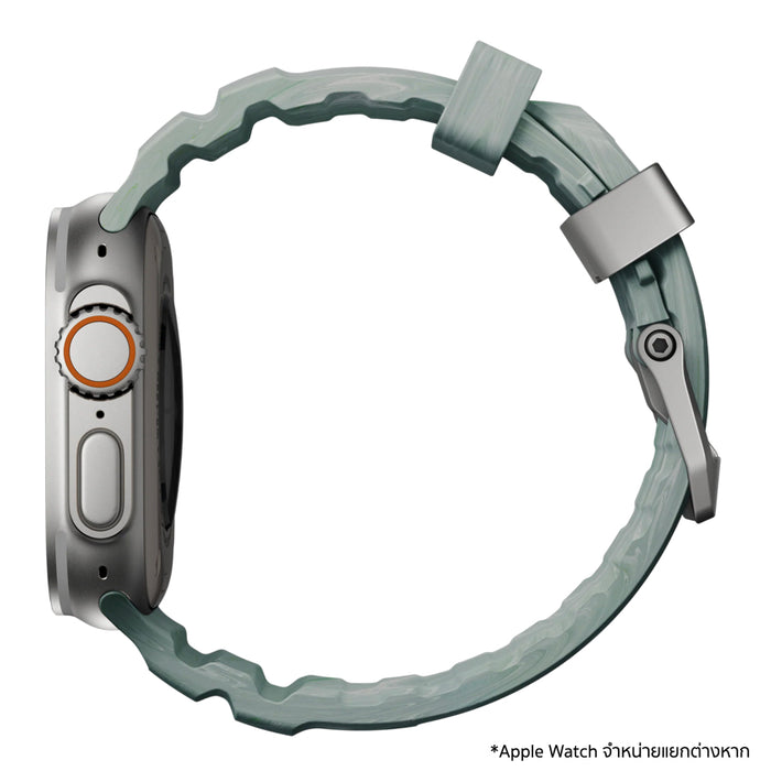 NOMAD Rocky Point Silicone Band 46mm/49mm Sierra Stone Natural Hardware