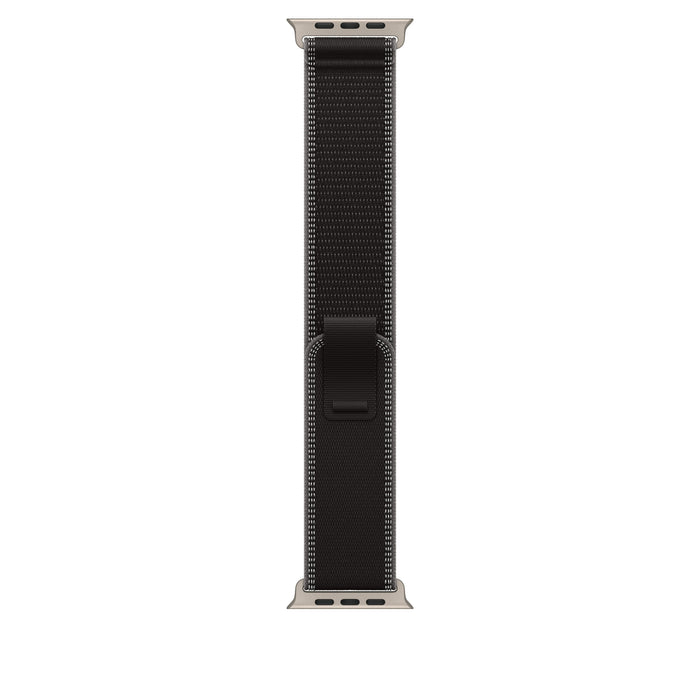 49mm Black/Charcoal Trail Loop – M/L - Natural Titanium Finish