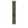 49mm Green/Neon Trail Loop – M/L - Natural Titanium Finish