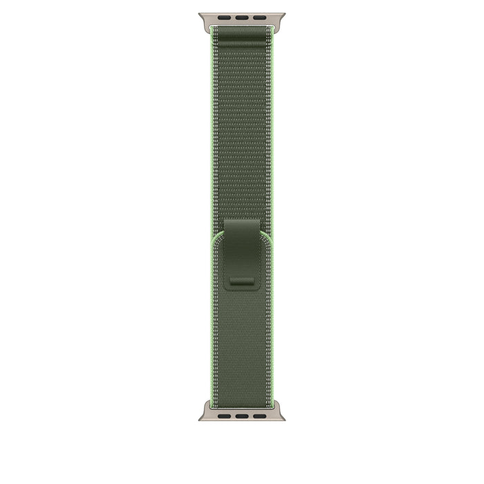 49mm Green/Neon Trail Loop – S/M - Natural Titanium Finish