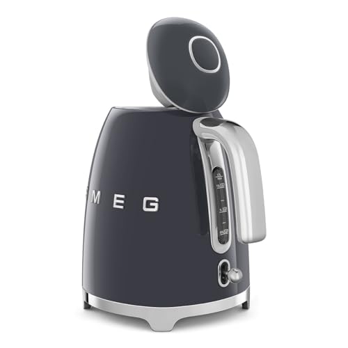 50's Retro Style 7 Cup Electric Kettle, Slate Grey