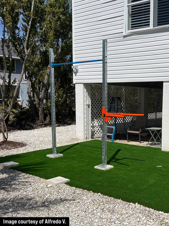 9' Galvanized Builder® Rig Upright Tube
