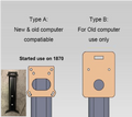 AB-1-PT-06DUAL: Universal Console Stem for all Air Bike basic consoles (AB-1, AB-1-R, AB-1-BA)