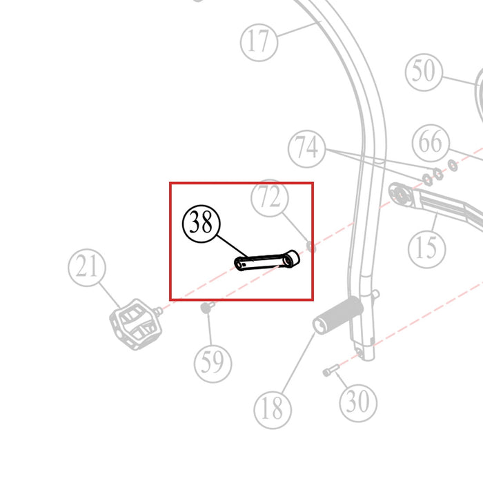 AB-1-PT-38: Right Crank Arm