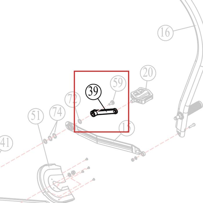 AB-1-PT-39: Left Crank Arm