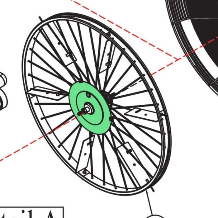 AB-1-PT-76: Magnet Wheel (plastic)