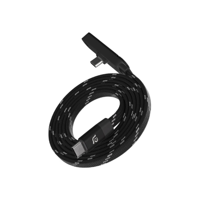 สายชาร์จแม่เหล็ก ADAM element iLinio FS120 พร้อมขาตั้ง รองรับชาร์จ USB-C 100W จัดเก็บง่าย ประหยัดพื้นที่ ด้วยสายถักไนลอนยืดหยุ่น