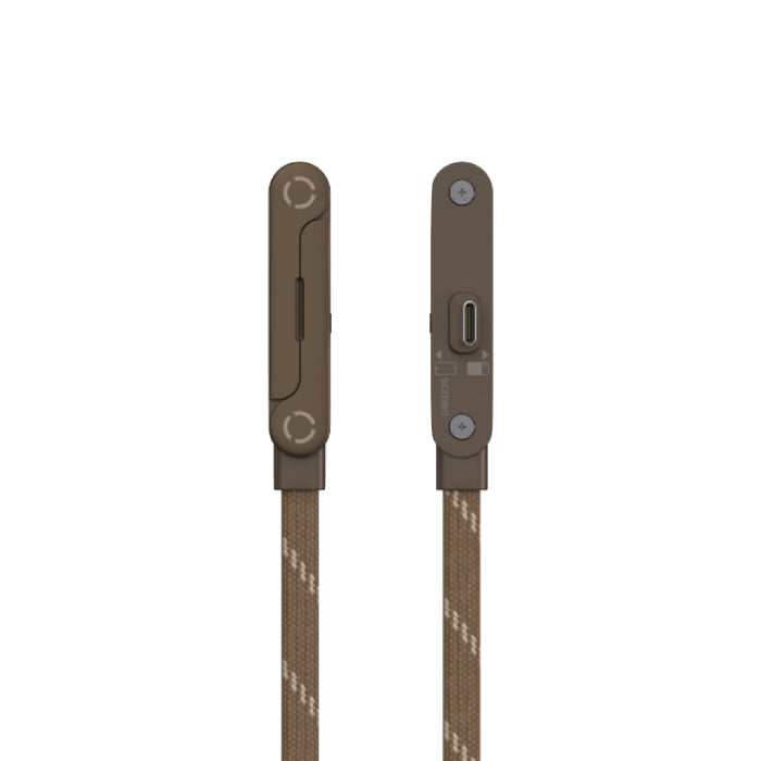 สายชาร์จแม่เหล็ก ADAM element iLinio FS120 พร้อมขาตั้ง ยาว 1 เมตร - Brown