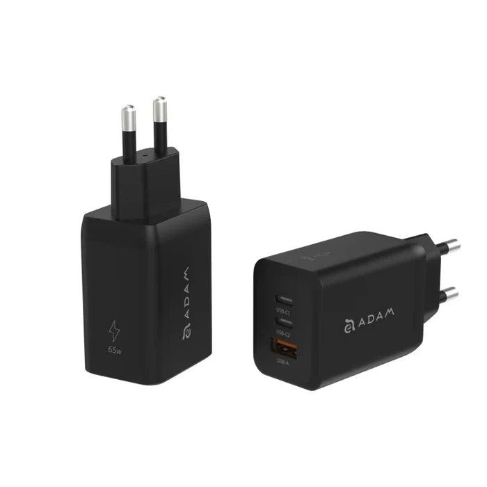 หัวชาร์จ Adam Element OMNIA X65 65W (ปลั๊ก TH) สี Black