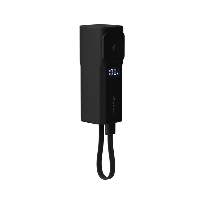 แบตเตอรี่สำรอง ADAM Element Vionta P5 Pro 5-in-1 ความจุ 5000mAh ชาร์จไว มีสาย USB-C ในตัว รองรับชาร์จนาฬิกา พร้อมจอ LED อัจฉริยะ