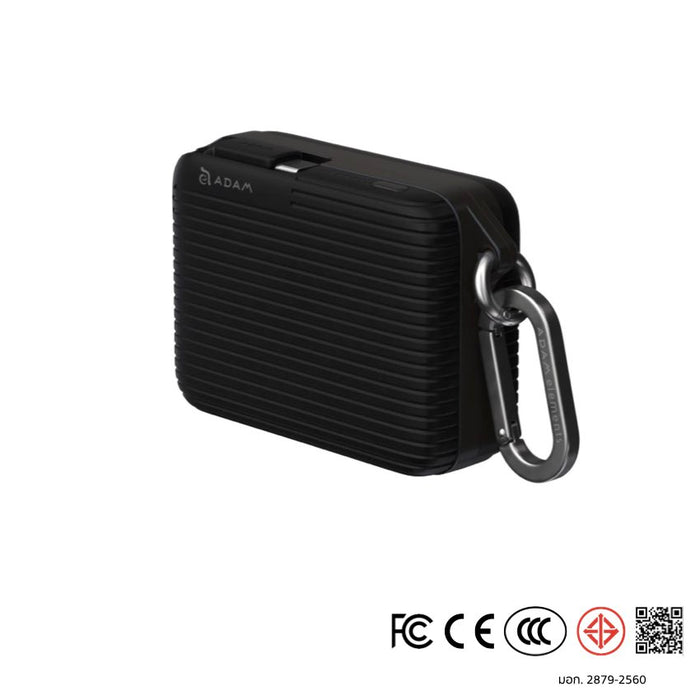 แบตเตอรี่สำรอง Adam Element Vionta T1 ความจุ 10K กำลังไฟ 30W พร้อมสายชาร์จ - Black