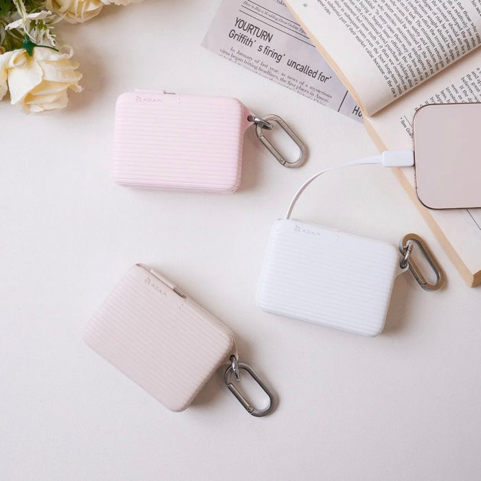 แบตเตอรี่สำรอง Adam Element Vionta T1 ความจุ 10K กำลังไฟ 30W พร้อมสายชาร์จ - White