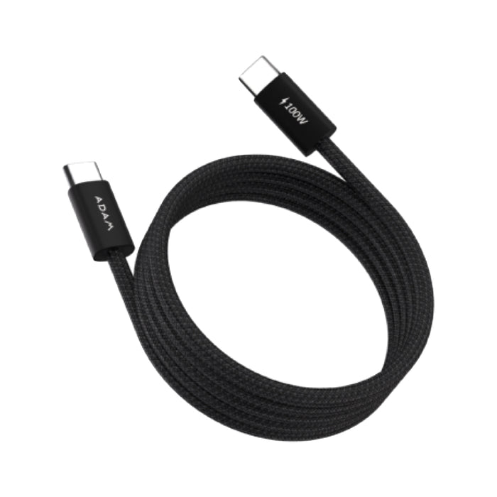 สาย USB-C to USB-C iLinio C100 รองรับชาร์จเร็ว 100W พร้อมแม่เหล็ก จัดเก็บง่าย สายถักไนลอน ถ่ายโอนข้อมูล 480Mbps ใช้ได้กับอุปกรณ์ USB-C