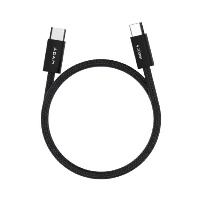 สาย USB-C to USB-C iLinio C100 รองรับชาร์จเร็ว 100W พร้อมแม่เหล็ก จัดเก็บง่าย สายถักไนลอน ถ่ายโอนข้อมูล 480Mbps ใช้ได้กับอุปกรณ์ USB-C