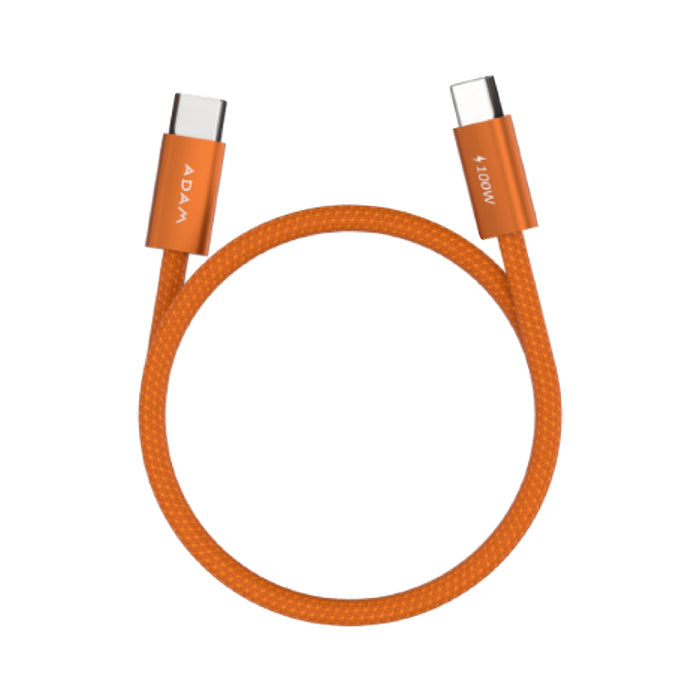 สาย USB-C to USB-C iLinio C100 รองรับชาร์จเร็ว 100W พร้อมแม่เหล็ก จัดเก็บง่าย สายถักไนลอน ถ่ายโอนข้อมูล 480Mbps ใช้ได้กับอุปกรณ์ USB-C