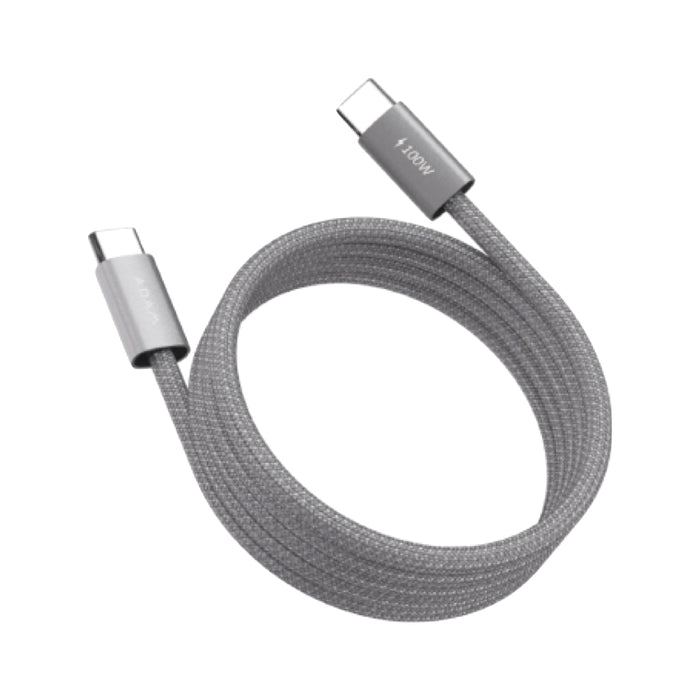 สาย USB-C to USB-C iLinio C100 รองรับชาร์จเร็ว 100W พร้อมแม่เหล็ก จัดเก็บง่าย สายถักไนลอน ถ่ายโอนข้อมูล 480Mbps ใช้ได้กับอุปกรณ์ USB-C