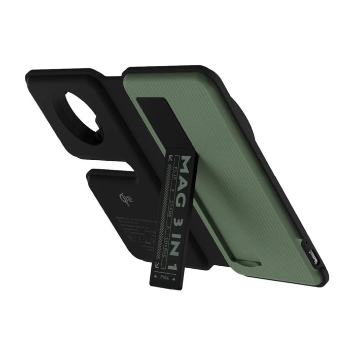 แท่นชาร์จไร้สาย ADAM elements Mag Book Qi2 3-in-1 with Stand - Green