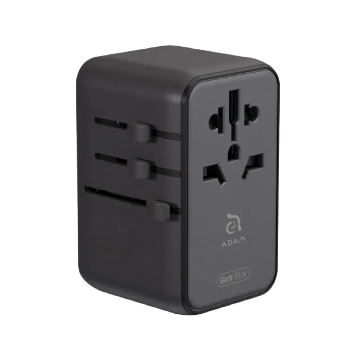 หัวชาร์จ ADAM elements Omnia T35L 35W พร้อมสาย USB-C สีดำ