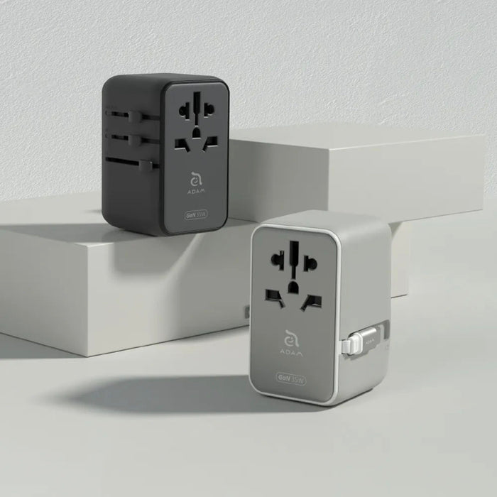 หัวชาร์จ ADAM elements Omnia T35L 35W พร้อมสาย USB-C สีดำ
