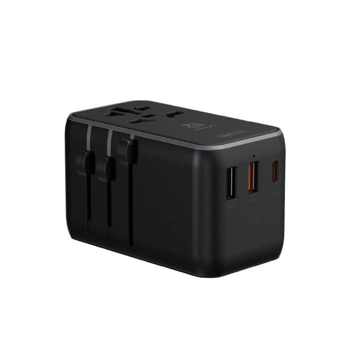 หัวชาร์จ ADAM elements Omnia T70L 70W พร้อมสาย USB-C สีดำ