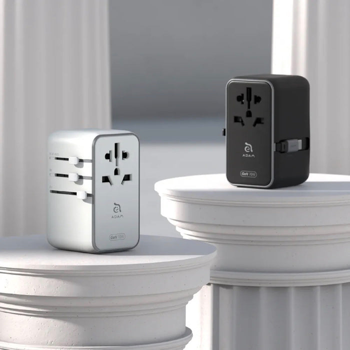 หัวชาร์จ ADAM elements Omnia T70L 70W พร้อมสาย USB-C สีดำ