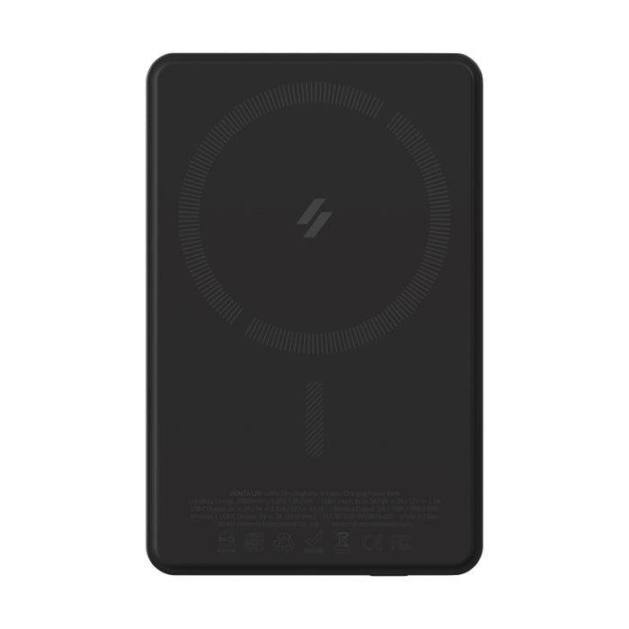 แบตสำรอง Adam Element Vionta L10 10000mAh ชาร์จไร้สายแม่เหล็ก บางเฉียบ