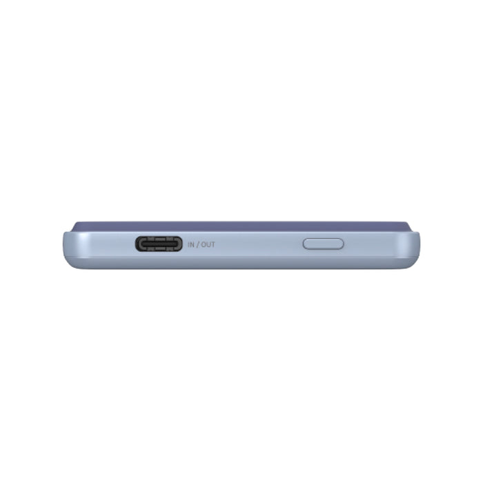 แบตเตอรี่สำรองพกพา ADAM elements Vionta L10 Ultra Slim Magnetic Wireless Charging 10K - Blue