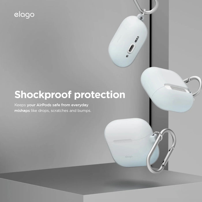 เคสกันกระแทก AirPods รุ่นที่ 4 Elago Silicone Hang สี Black