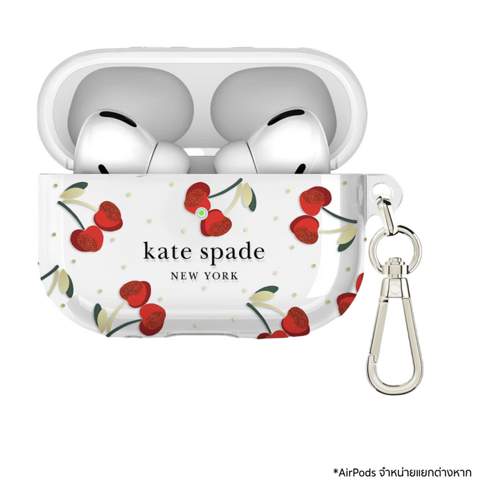 เคสกันกระแทก AirPods Pro 1/2 Kate Spade Protective สี Cherry Dot