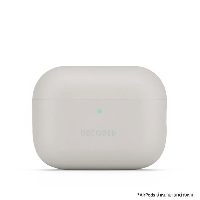DECODED Silicone Case AirPods Pro 3 สี Grey กันรอย กันกระแทก