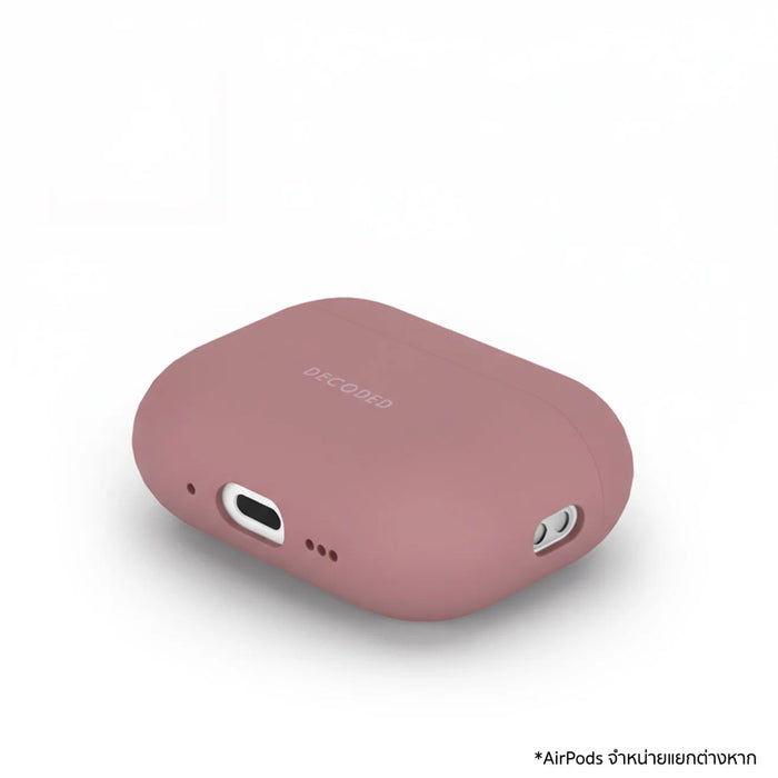 DECODED AirPods Pro 3 Silicone Case ดีไซน์เรียบ สี Rosette