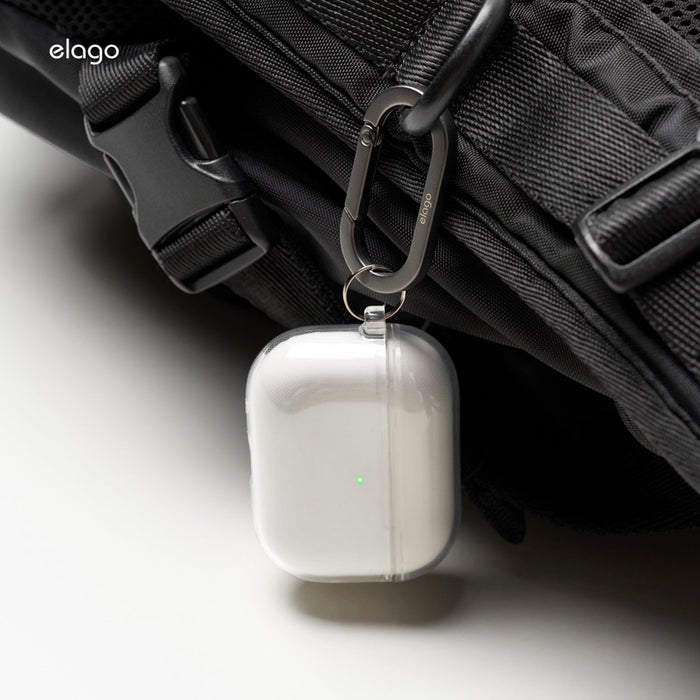 เคส Clear Hang Case - Transparent สำหรับ AirPods Pro 3 พร้อมคาราบิเนอร์ แบรนด์ ELAGO