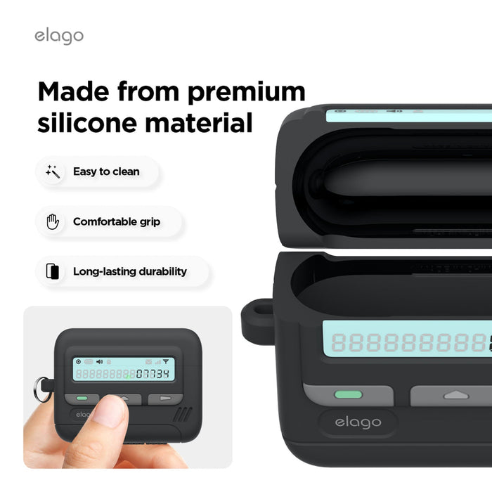 เคสซิลิโคน Pager สำหรับ AirPods Pro 3 วัสดุพรีเมียม แบรนด์ ELAGO