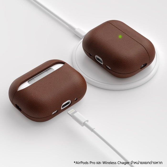 เคสหนัง Airpods Pro 3 Keybudz Artisan - Natural Brown