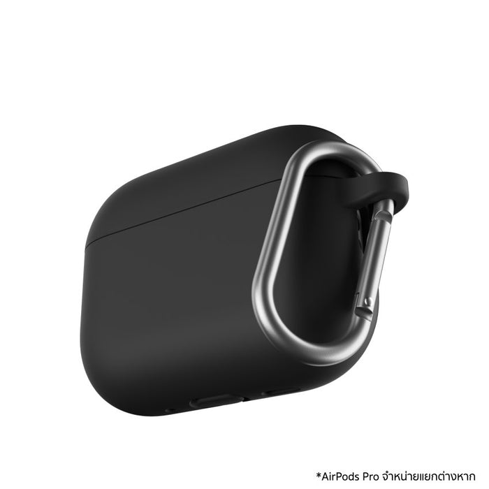 เคสกันกระแทก AirPods Pro 3 Keybudz Elevate พร้อมพวงกุญแจ - Black