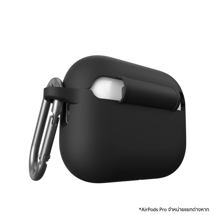 เคสกันกระแทก AirPods Pro 3 Keybudz Elevate พร้อมพวงกุญแจ - Black