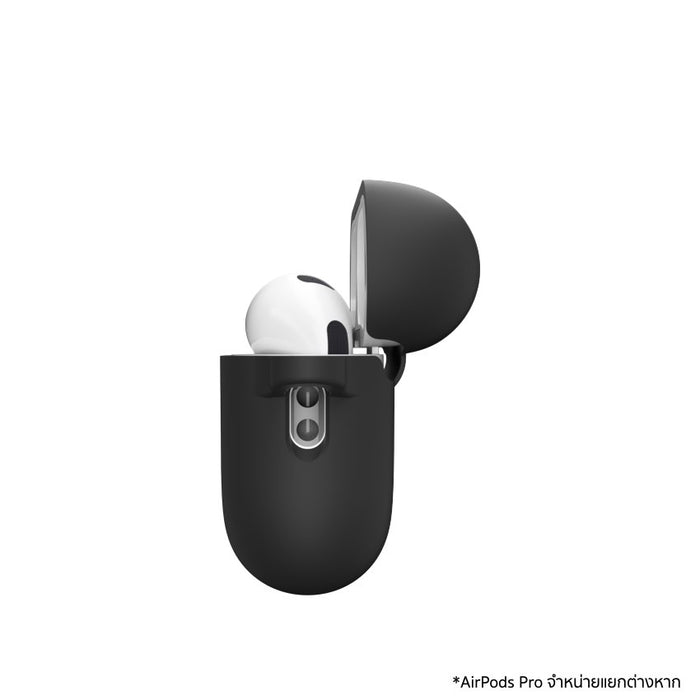 เคสกันกระแทก AirPods Pro 3 Keybudz Elevate พร้อมพวงกุญแจ - Black