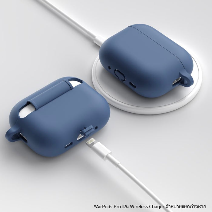 เคสกันกระแทก AirPods Pro 3 Keybudz Elevate พร้อมพวงกุญแจ - Cobalt Blue