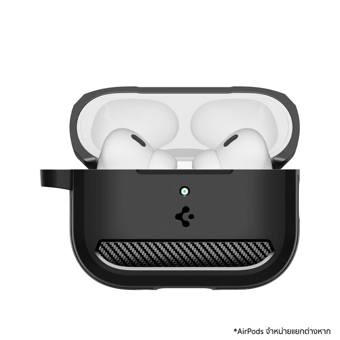 เคส Rugged Armor สำหรับ AirPods Pro 3 - Matte Black แบรนด์ SPIGEN