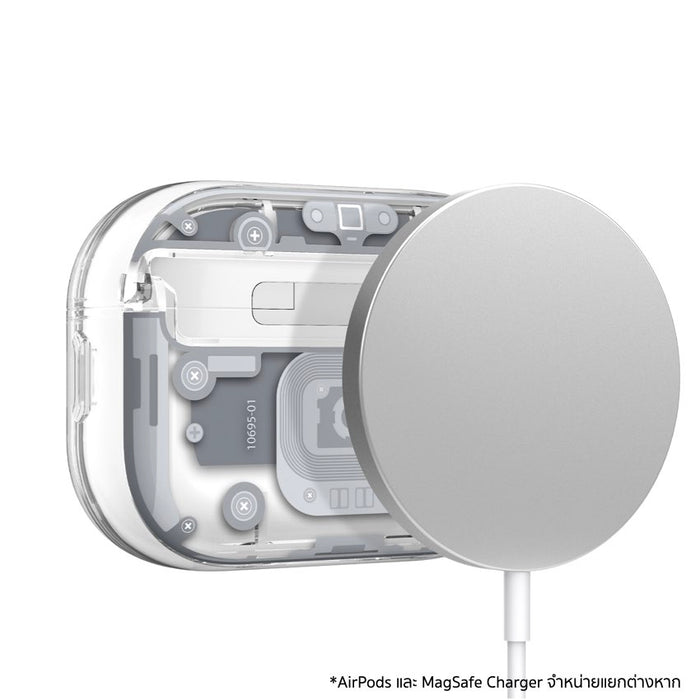 เคสกันกระแทก AirPods Pro 3 Spigen Ultra Hybrid MagFit - Zero One White