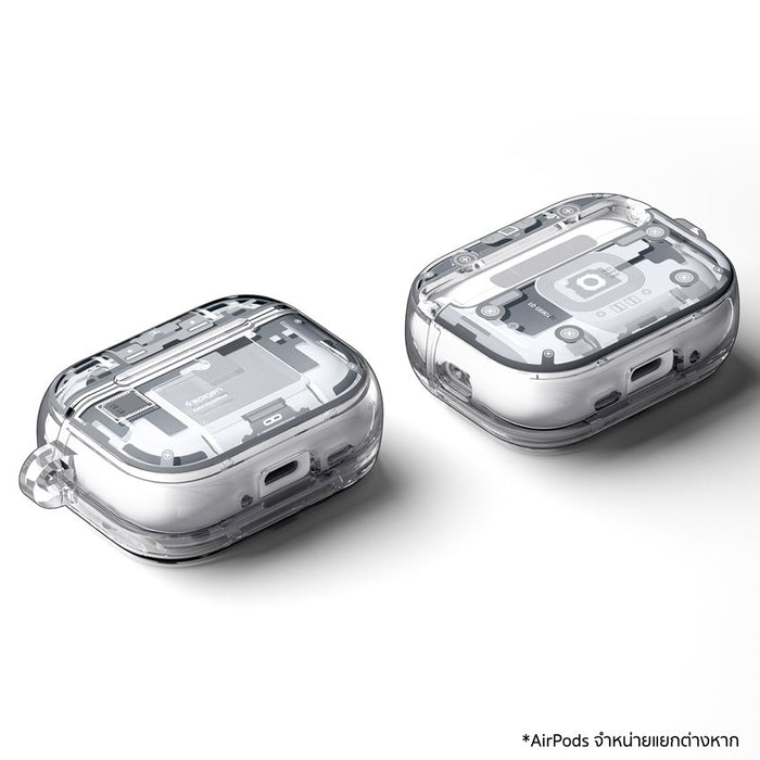 เคสกันกระแทก AirPods Pro 3 Spigen Ultra Hybrid MagFit - Zero One White